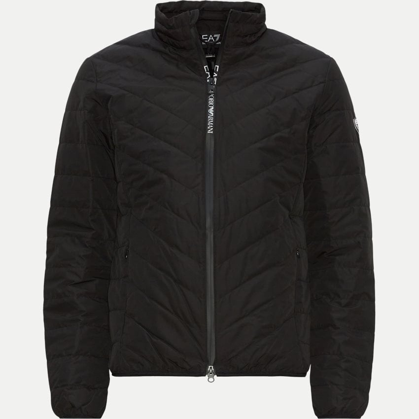 Emporio Armani, Premium Shield Packable Black Down Jacket