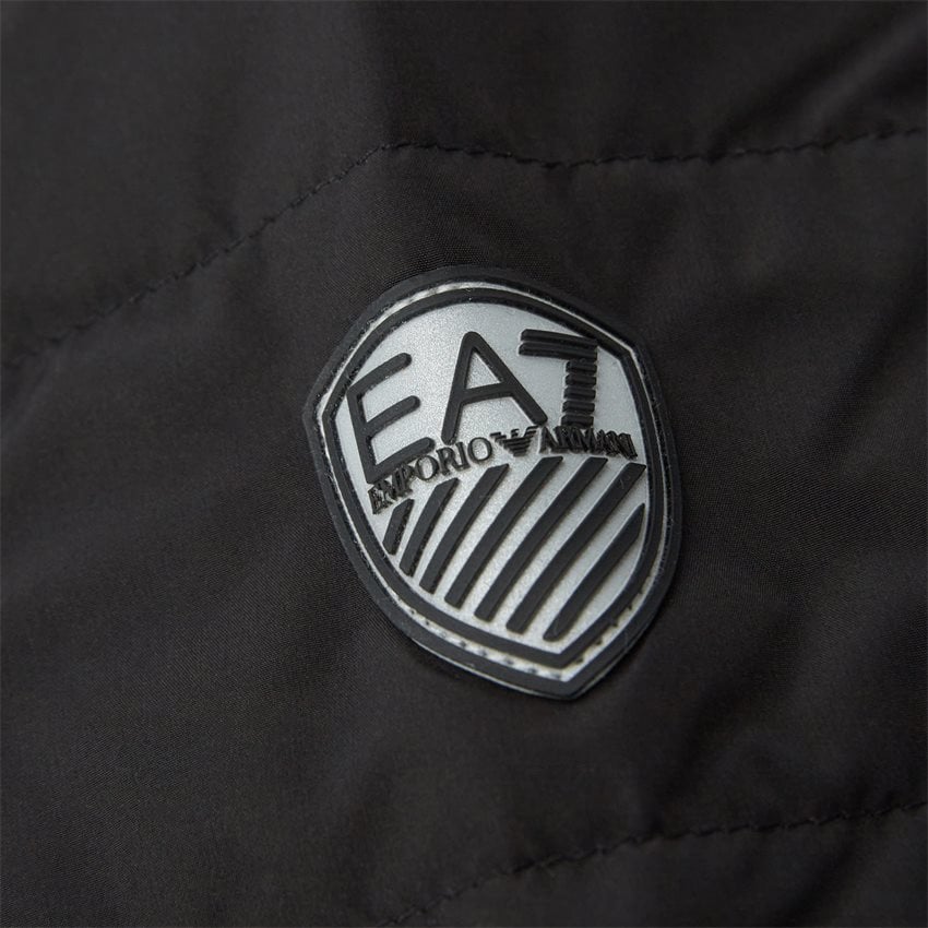 Emporio Armani, Premium Shield Packable Black Down Jacket