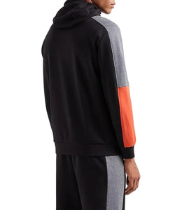 Emporio Armani, Visibility  Cotton-Blend Hooded Sweatshirt