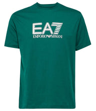 Load image into Gallery viewer, Emporio Armani, Visibility Cotton-Jersey Crew-Neck Green T-Shirt
