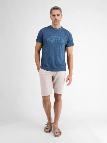 Lerros, Casual Blue  T-Shirt  With Print