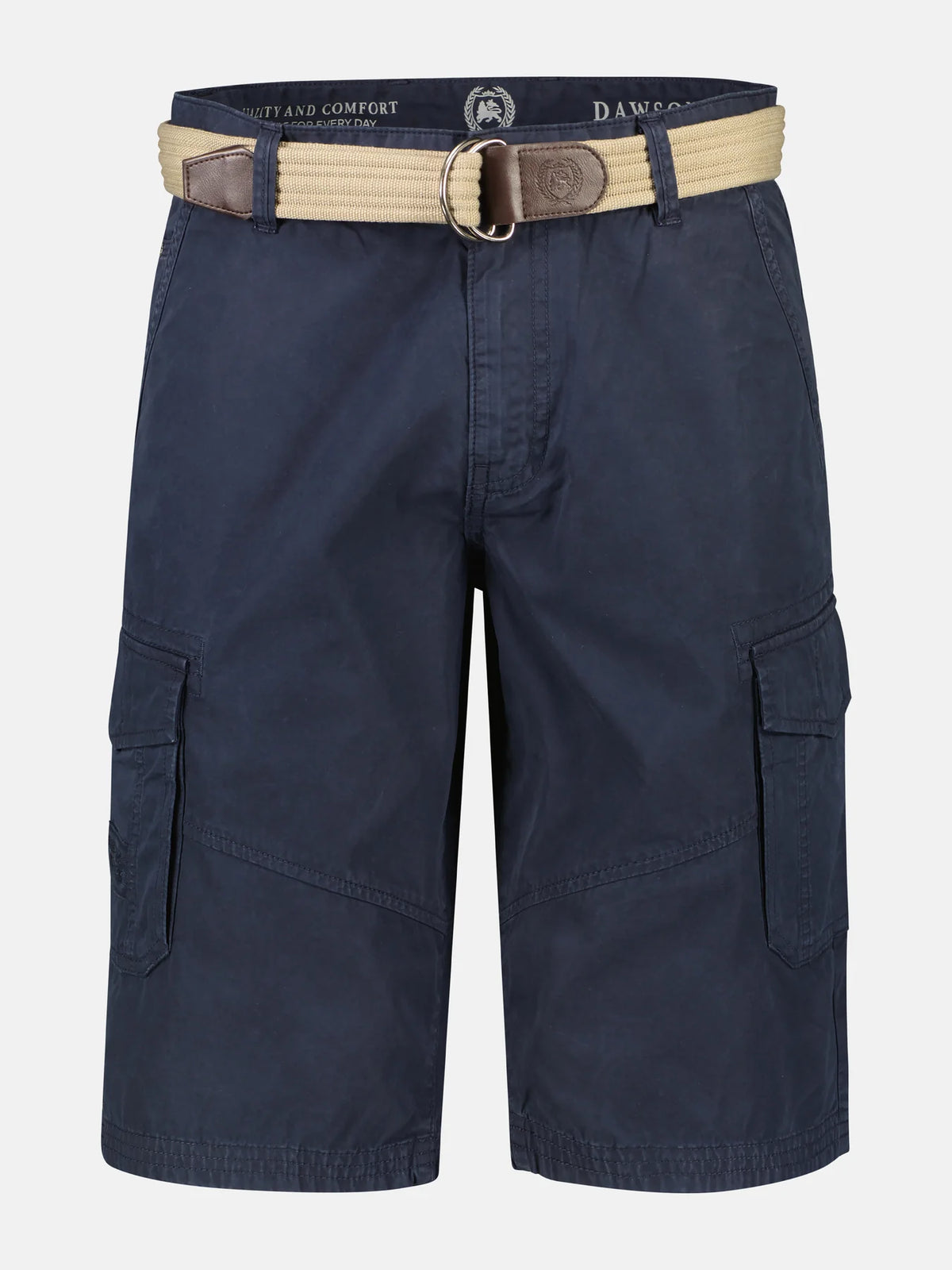 Lerros,Navy Cargo Bermuda With Belt