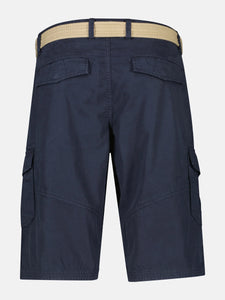 Lerros,Navy Cargo Bermuda With Belt