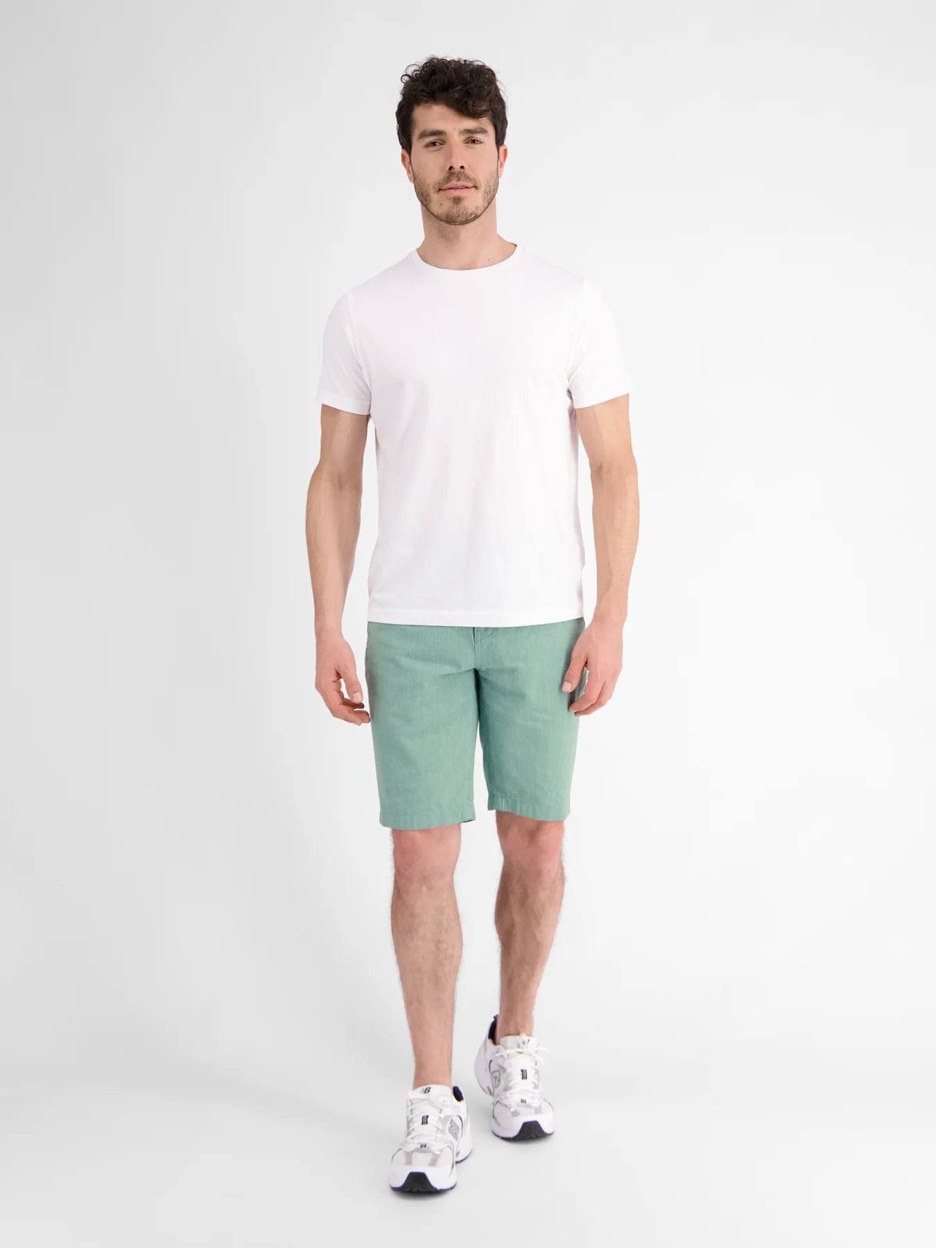 Lerros, Dusty Mint  Bermuda Linen Blend Short