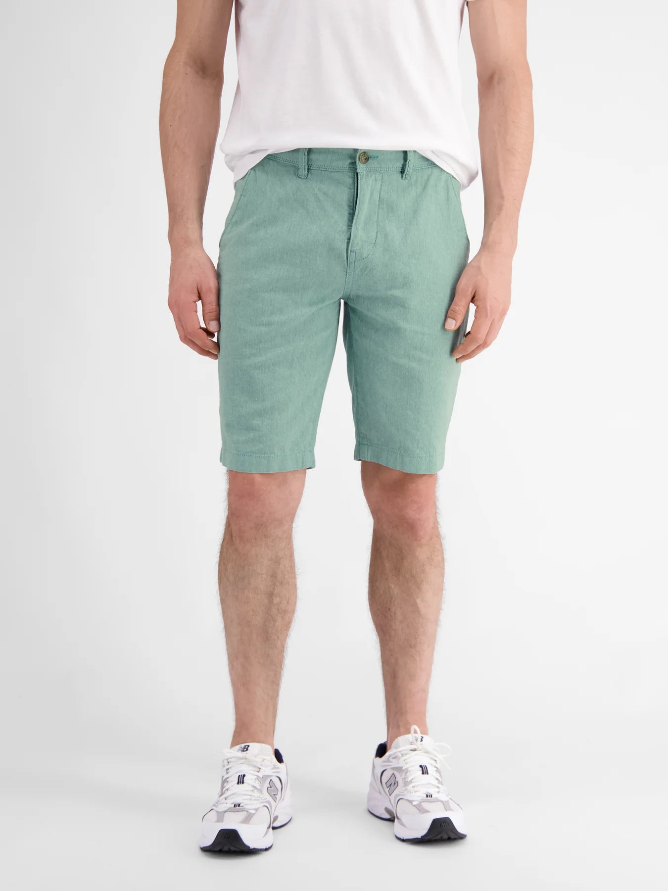 Lerros, Dusty Mint  Bermuda Linen Blend Short