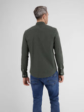 Load image into Gallery viewer, Lerros, Olive Oxford Shirt With Stretch And Button-Down Collar
