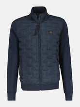 Load image into Gallery viewer, Lerros ,Navy  Sweat Jacket With Quilted Front
