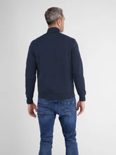 Load image into Gallery viewer, Lerros ,Navy  Sweat Jacket With Quilted Front
