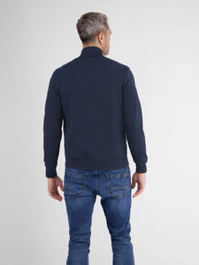 Lerros ,Navy  Sweat Jacket With Quilted Front