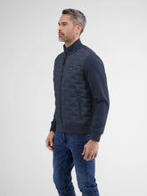 Load image into Gallery viewer, Lerros ,Navy  Sweat Jacket With Quilted Front
