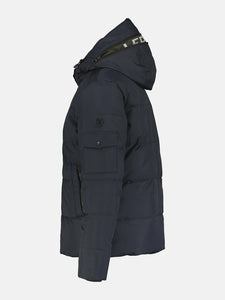 Lerros, Lined Quilted Blouson With Removable Hood