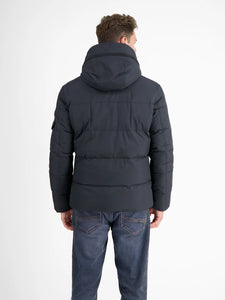 Lerros, Lined Quilted Blouson With Removable Hood