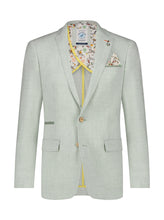 Load image into Gallery viewer, A Fish Name Fred, Green Blazer Linen Look
