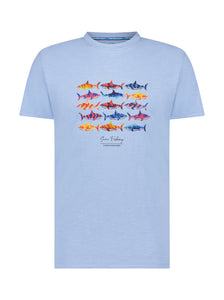 A Fish Named Fred, Blue Sharks T-Shirt