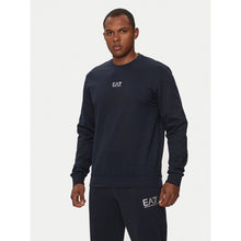 Load image into Gallery viewer, Emporio Armani, Core Identity Cotton Crew-Neck Navy Sweatshirt
