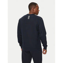 Load image into Gallery viewer, Emporio Armani, Core Identity Cotton Crew-Neck Navy Sweatshirt
