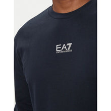 Load image into Gallery viewer, Emporio Armani, Core Identity Cotton Crew-Neck Navy Sweatshirt
