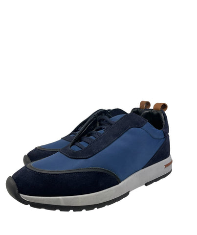 Pedro, Navy-Blue Sporty Sneakers