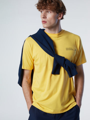 North Sails By Maserati, Yellow Organic Jersey Shirt