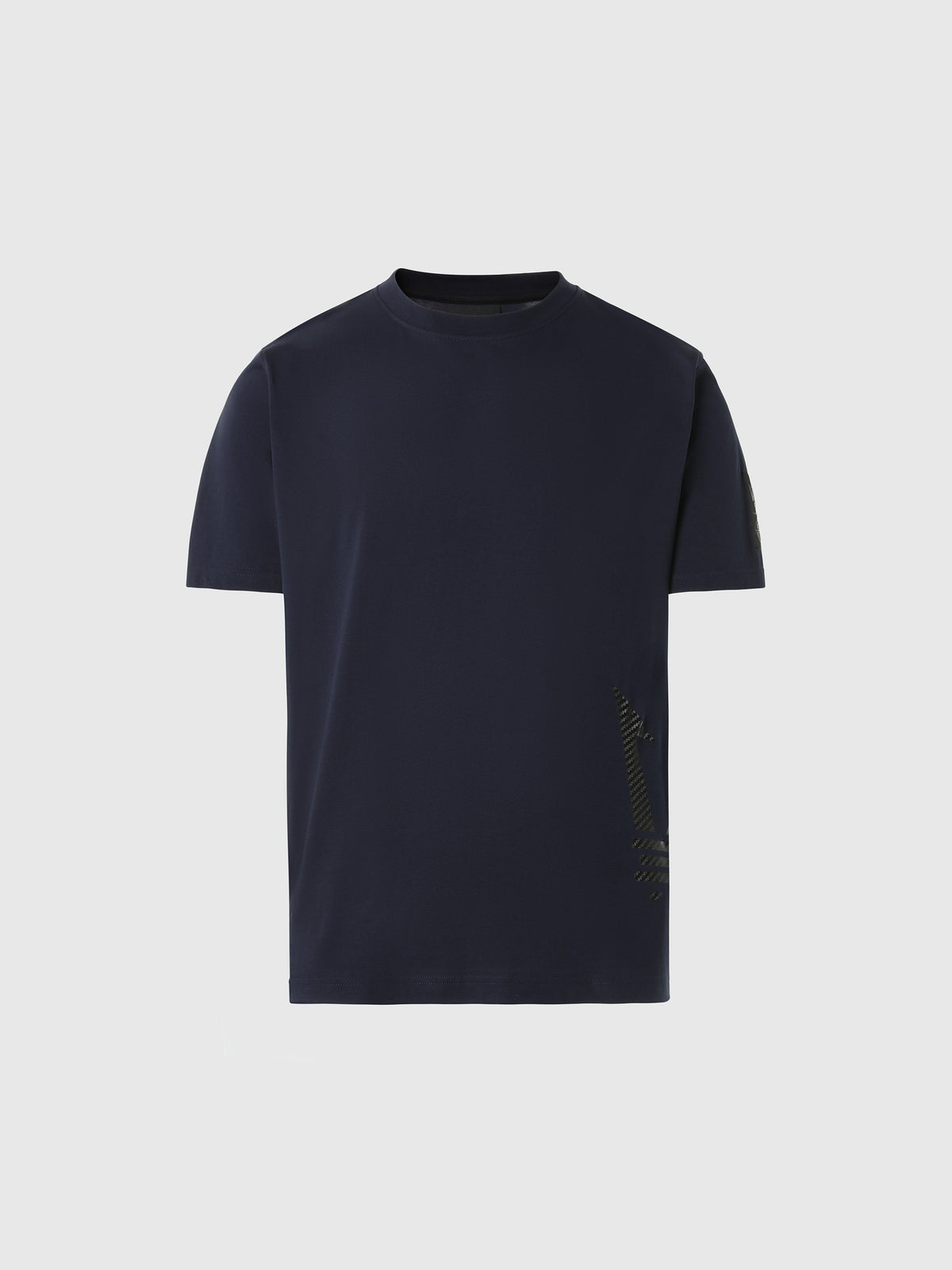 North Sails By Maserati, Navy T-Shirt With Half Trident Print