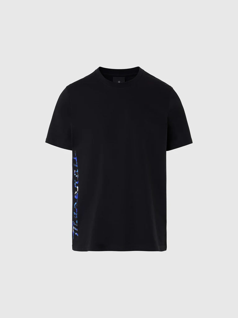 North Sails By Maserati, Black T-shirt With Trident Print