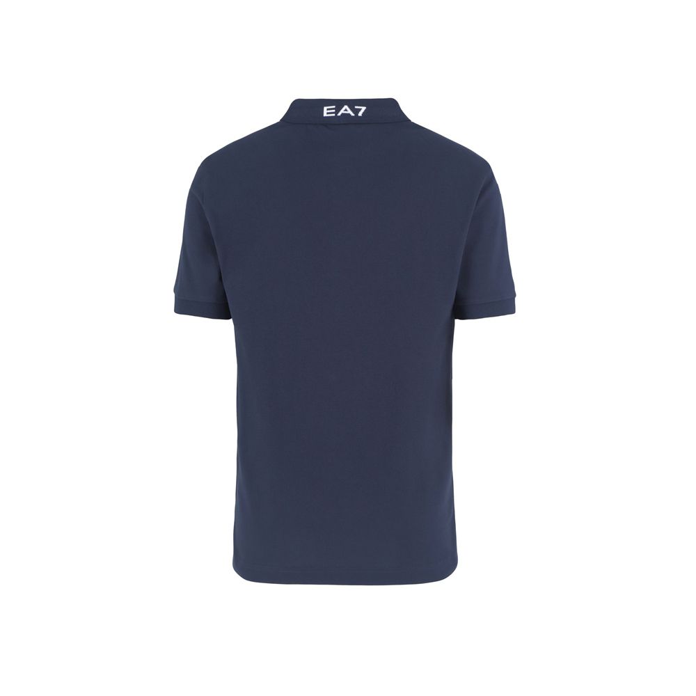 Emporio Armani, Navy Picked Cotton Polo