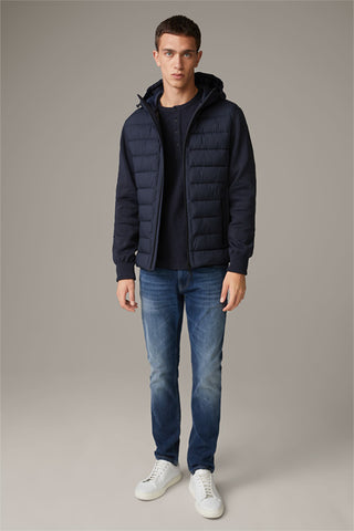 Strellson,Flex Cross- Move Knit Padded Navy Jacket