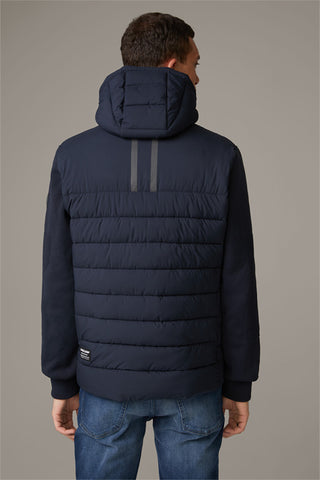 Strellson,Flex Cross- Move Knit Padded Navy Jacket