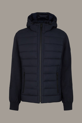 Strellson,Flex Cross- Move Knit Padded Navy Jacket