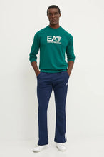 Load image into Gallery viewer, Emporio Armani, Visibility  Cotton Crew-Neck Green Sweatshirt
