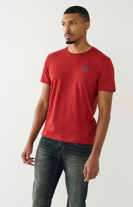 True Religion, HS TR Grid Crew Red TEE