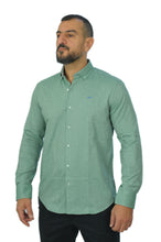 Load image into Gallery viewer, Gilbert Teckel, Green Shirt With Navy Emblem
