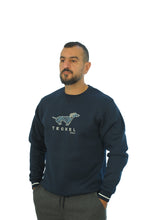 Load image into Gallery viewer, Gilbert Teckel, Navy Sweatshirt With  Special Dog Emblem
