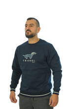 Load image into Gallery viewer, Gilbert Teckel, Navy Sweatshirt With  Special Dog Emblem
