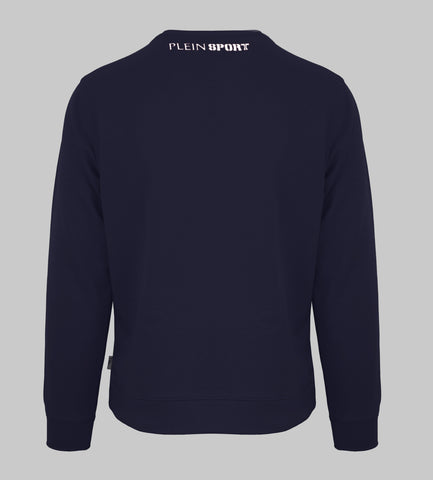 Plein Sport,  Logo Patch Navy Sweatshirt