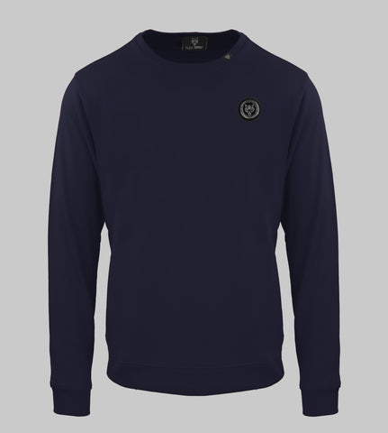 Plein Sport,  Logo Patch Navy Sweatshirt