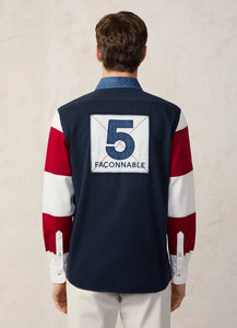 Façonnable, Regular Fit Abardine Rugby Shirt