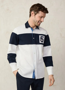 Façonnable, Regular Fit Striped Rugby Shirt