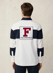 Façonnable, Regular Fit Striped Rugby Shirt