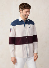 Load image into Gallery viewer, Façonnable,Regular Fit Rugby Inspired Chambray Shirt
