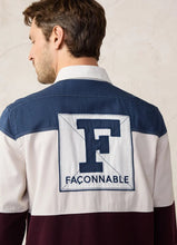 Load image into Gallery viewer, Façonnable,Regular Fit Rugby Inspired Chambray Shirt
