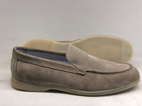 Pedro, Beige Loafer With Creamy Rubber Soles