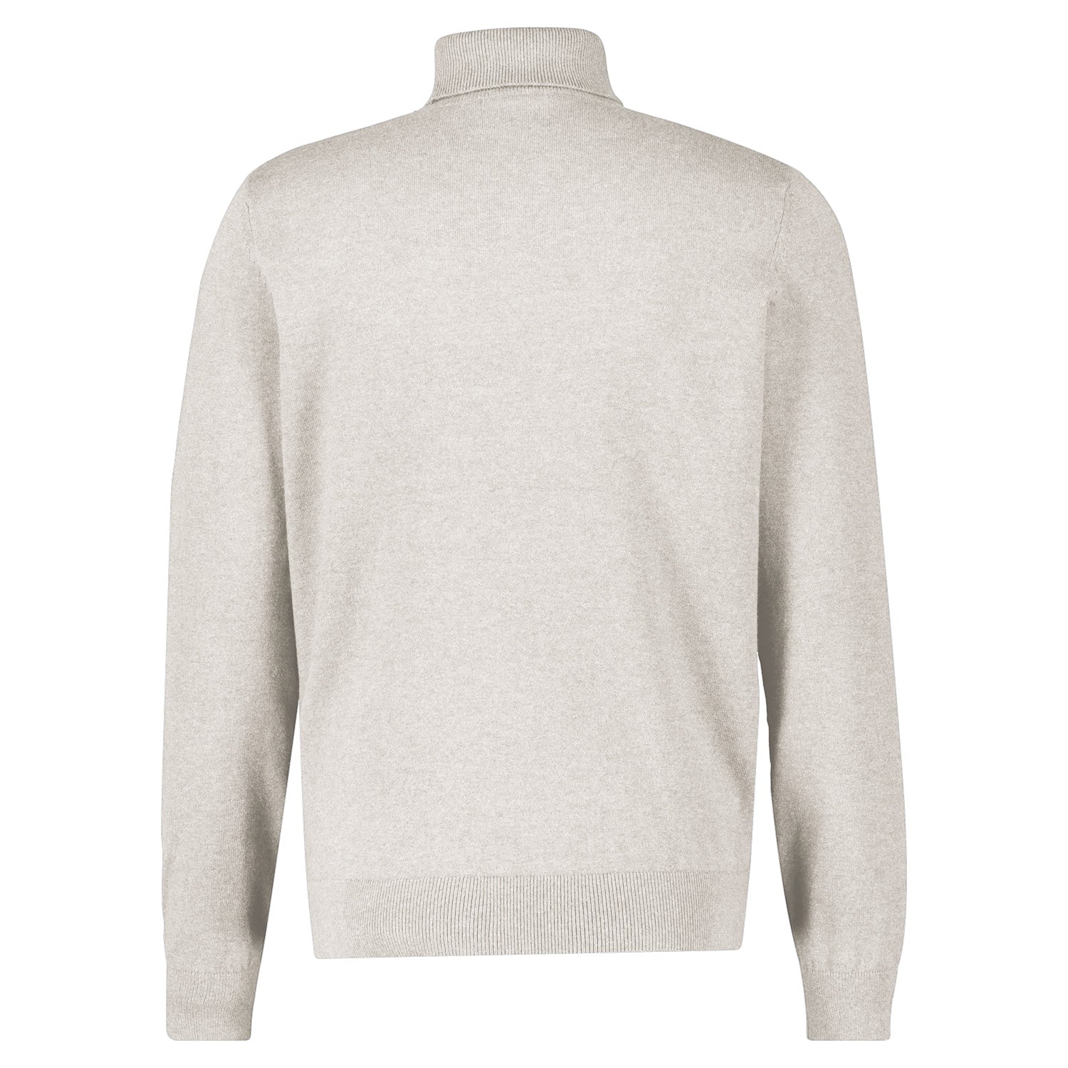 Lerros, White Melange Turtleneck Flat Knit