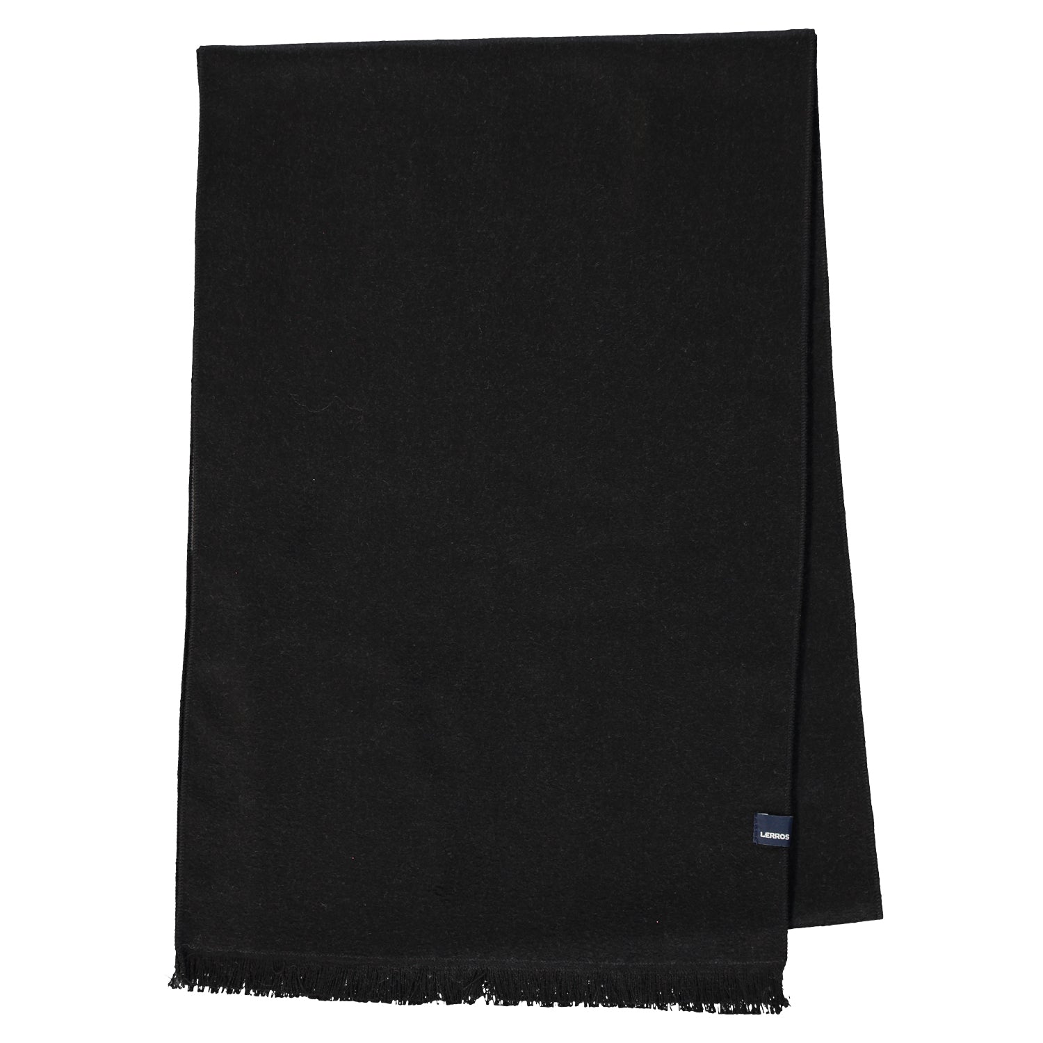 Lerros, Black Scarf With Lerros Logo