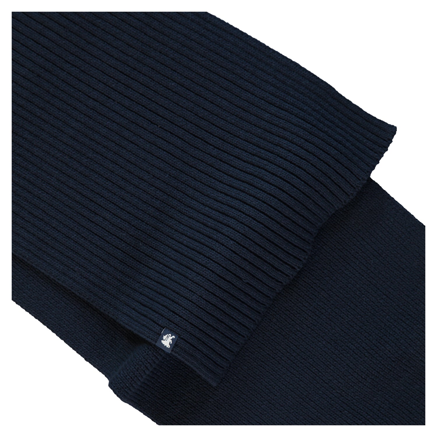 Lerros, Ribbed Coarse Knit Navy Scarf