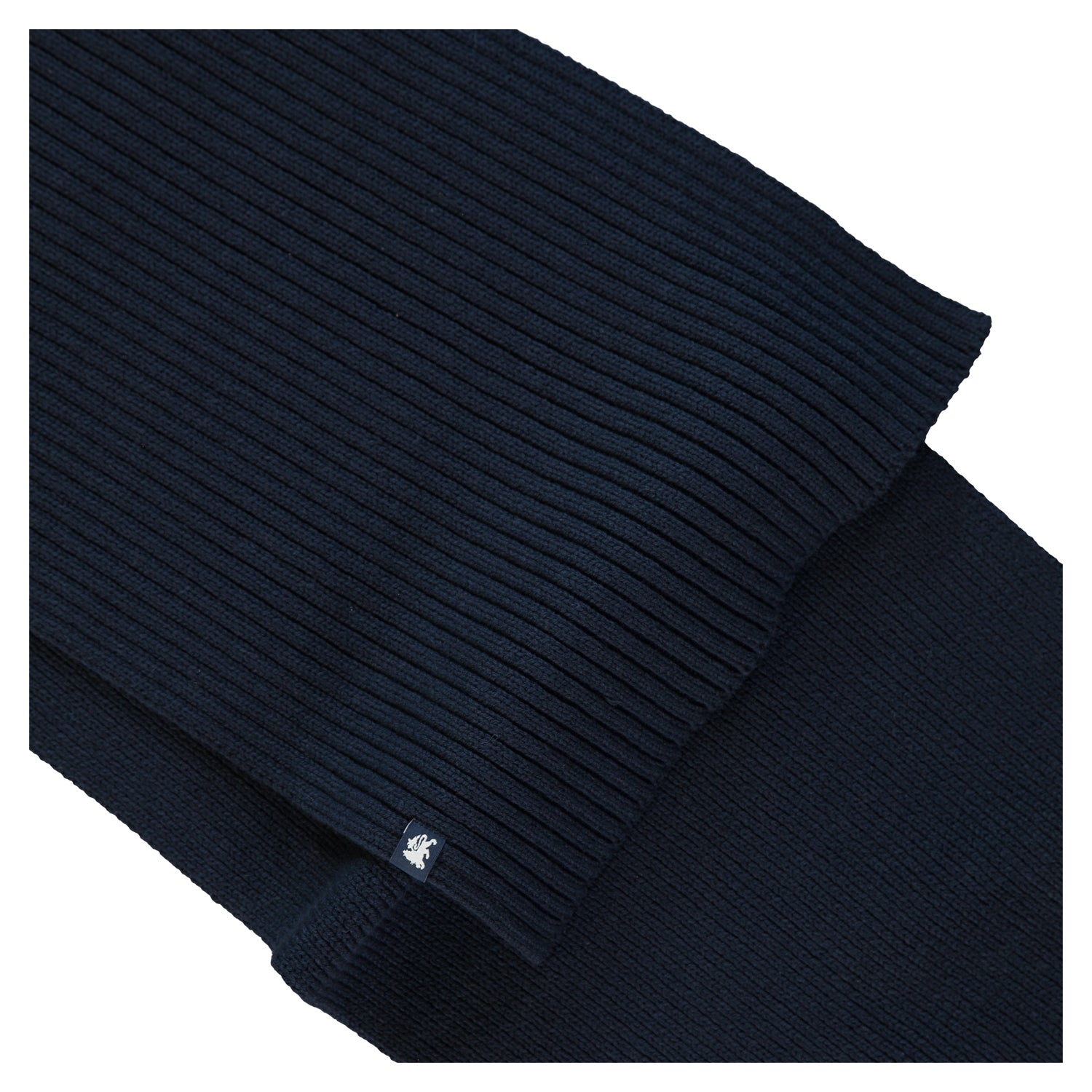 Lerros, Ribbed Coarse Navy Distinction Knit – Naboulsi Scarf