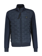 Load image into Gallery viewer, Lerros ,Navy  Sweat Jacket With Quilted Front
