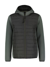 Load image into Gallery viewer, Lerros,Black / Olive Sweatjacket With Hood
