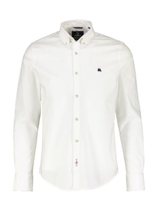 Lerros, White Plain Oxford Shirt