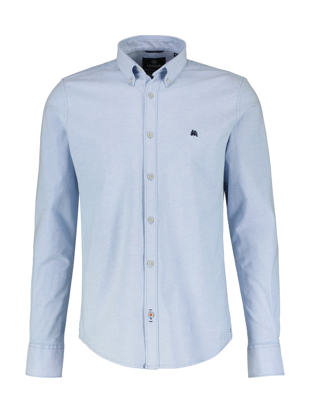 Lerros,Blue Plain Oxford Shirt